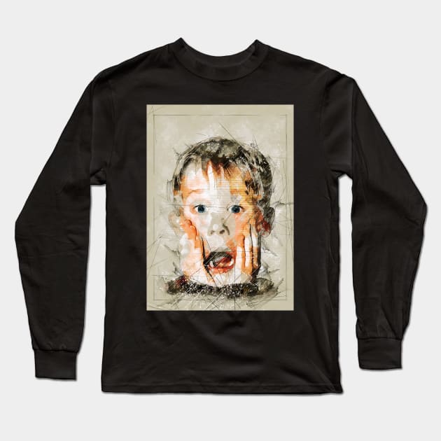 Kevin Sketch Long Sleeve T-Shirt by Durro